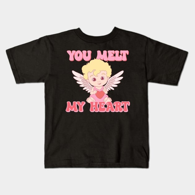 You Make My Heart Melt Kids T-Shirt by MZeeDesigns